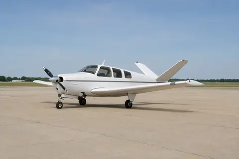 AI illustration of a Beechcraft Bonanza 35, not this aircraft