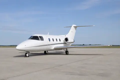 AI illustration of a Beechjet 400A, not this aircraft