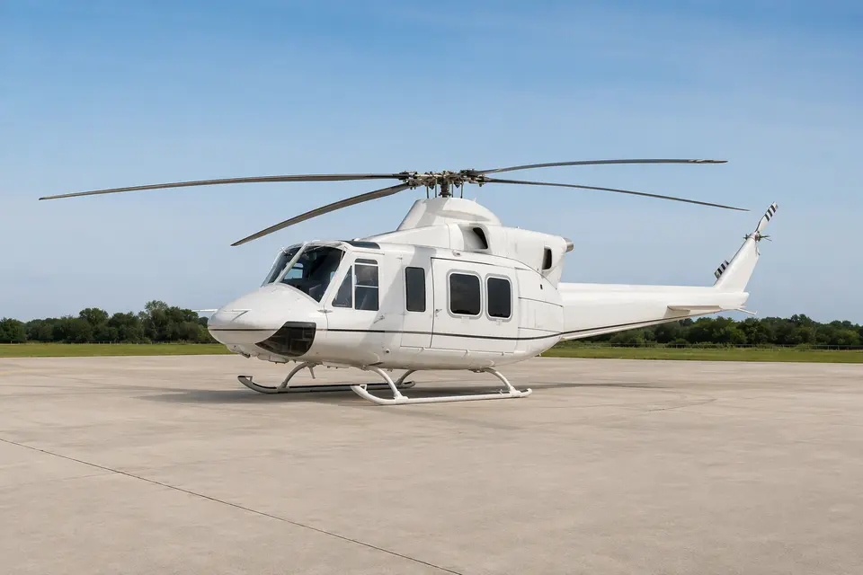AI illustration of a Bell 212, not this aircraft