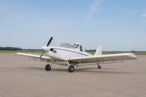 AI illustration of a piston crop duster, not this aircraft