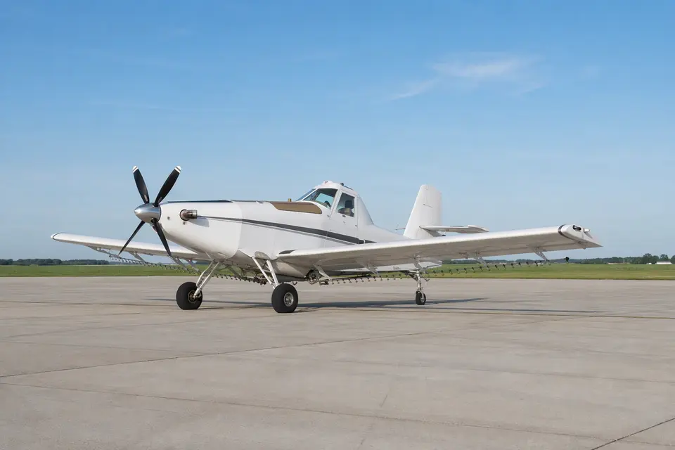 AI illustration of a turbine crop duster, not this aircraft