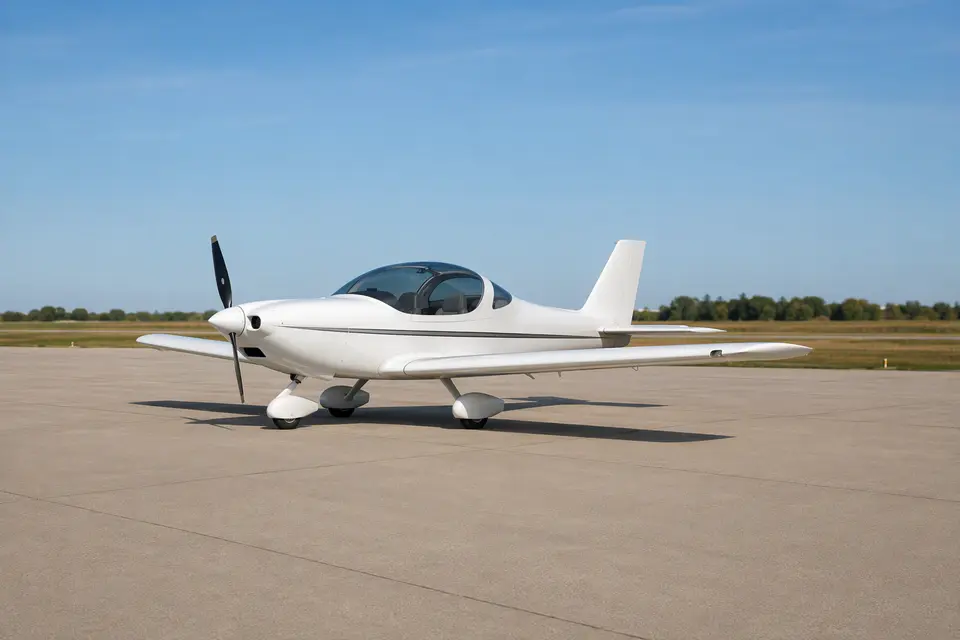 AI illustration of a light sport airplane, not this aircraft