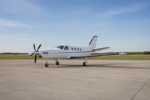 AI illustration of a single-engine turboprop, not this aircraft