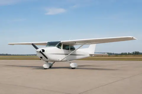 AI illustration of a Cessna 172 Skyhawk, not this aircraft