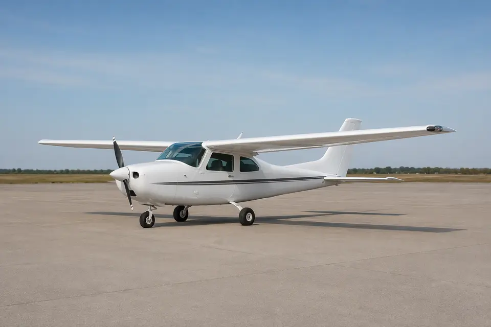 AI illustration of a Cessna 177 Cardinal, not this aircraft