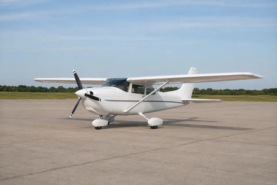 AI illustration of a Cessna 182 Skylane, not this aircraft