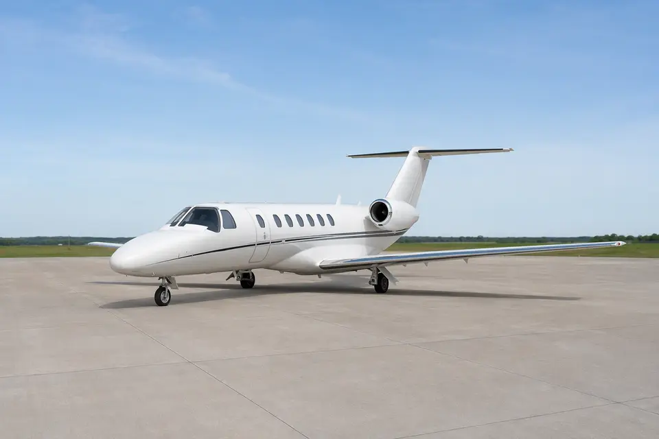 AI illustration of a Cessna Citation CJ2, not this aircraft