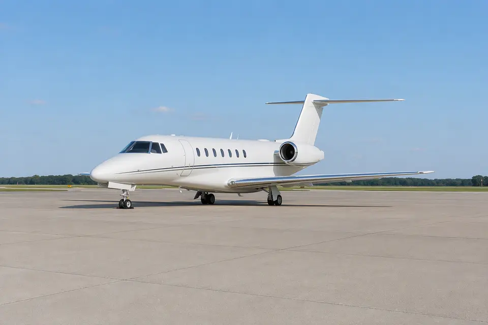 AI illustration of a Cessna Citation III, not this aircraft
