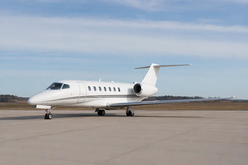 AI illustration of a Cessna Citation Sovereign, not this aircraft