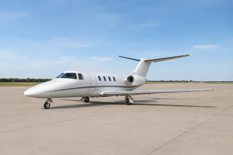 AI illustration of a Cessna Citation I, not this aircraft
