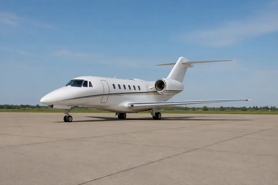 AI illustration of a Cessna Citation X, not this aircraft