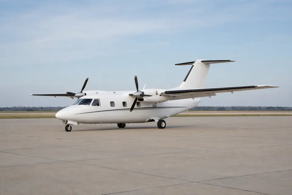 AI illustration of a Turbo Commander, not this aircraft