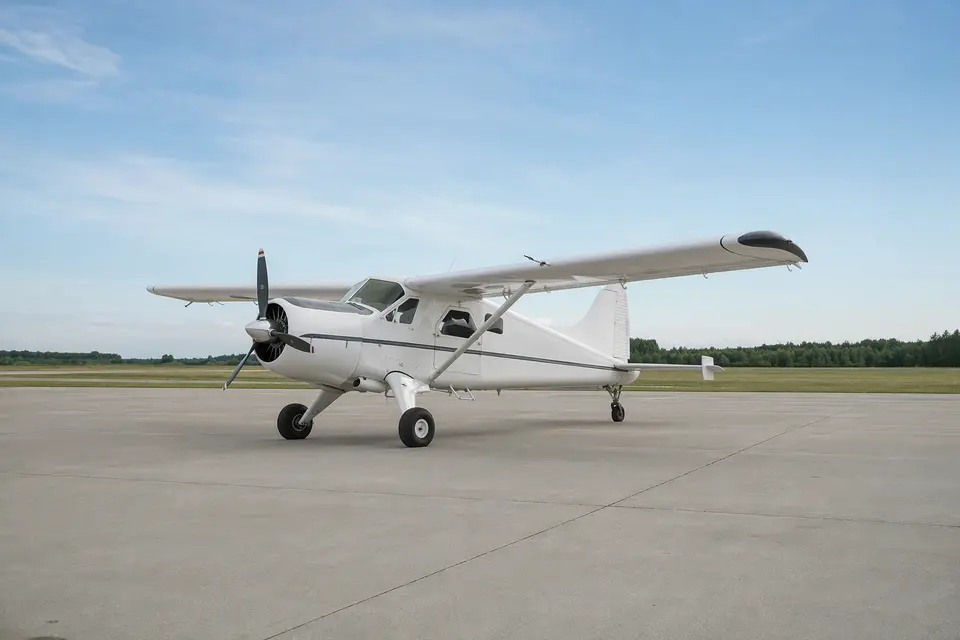 AI illustration of a de Havilland Beaver, not this aircraft