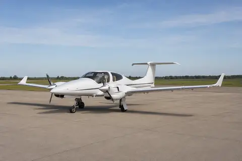 AI illustration of a Diamond DA42, not this aircraft