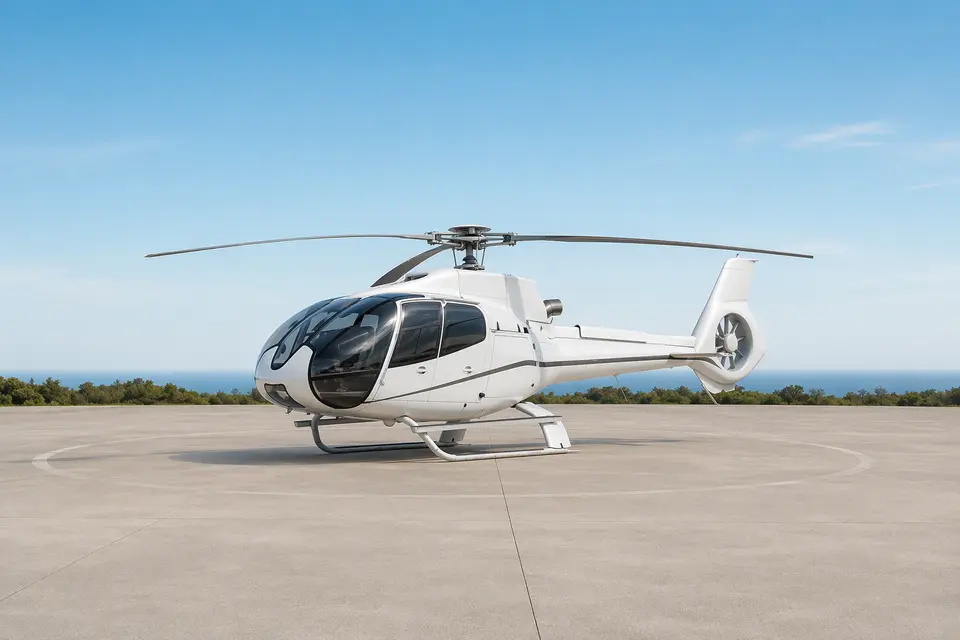 AI illustration of an Airbus H130, not this aircraft
