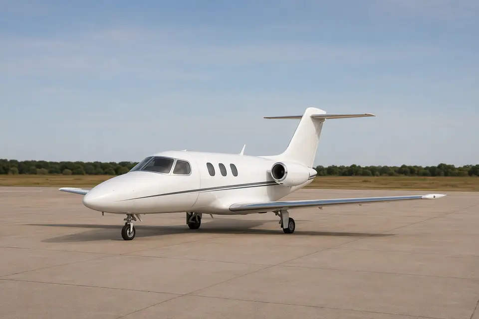 AI illustration of an Eclipse 500, not this aircraft