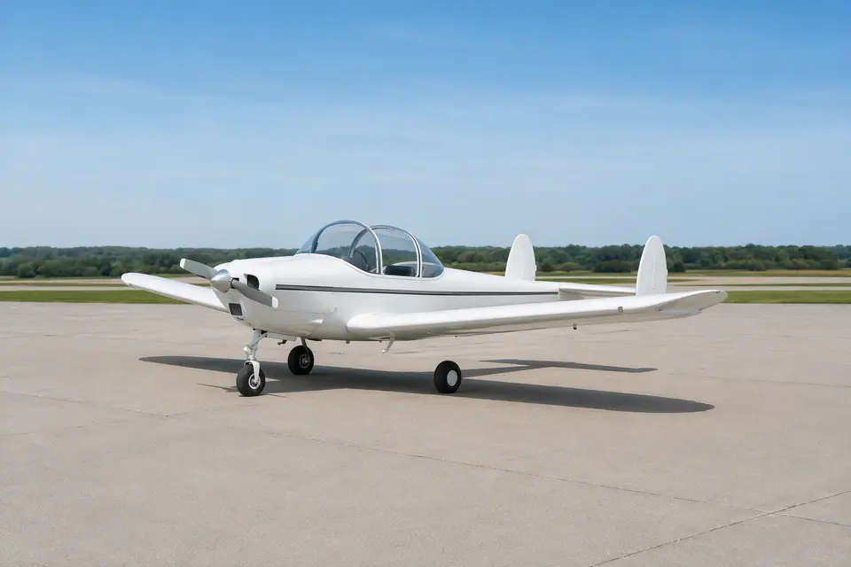 AI illustration of an Ercoupe, not this aircraft