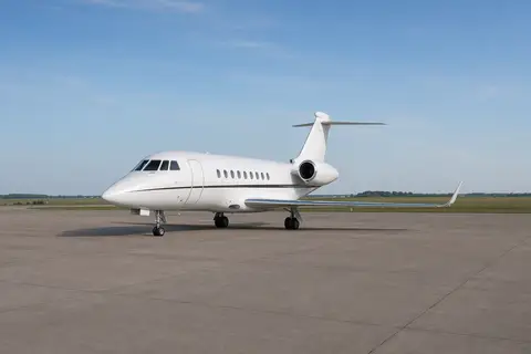 AI illustration of a Dassault Falcon 2000, not this aircraft