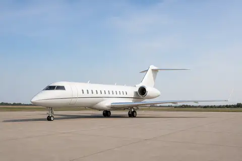 AI illustration of a Bombardier Global Express, not this aircraft