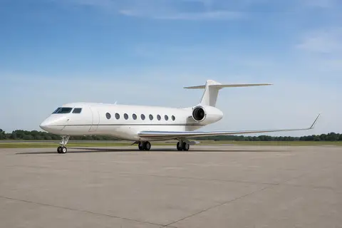 AI illustration of a Gulfstream G650, not this aircraft