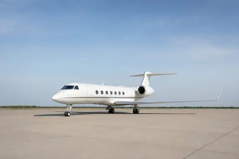 AI illustration of a Gulfstream V, not this aircraft