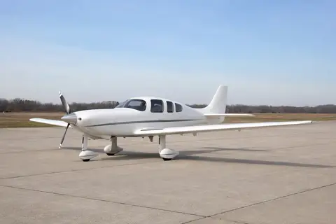AI illustration of a Lancair IV, not this aircraft