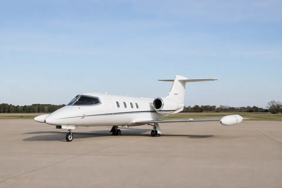 AI illustration of a Learjet 31, not this aircraft