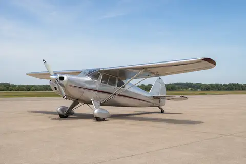 AI illustration of a Luscombe 8 Silvaire, not this aircraft
