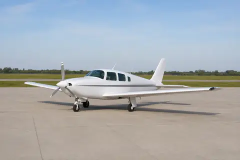 AI illustration of a Mooney M20, not this aircraft