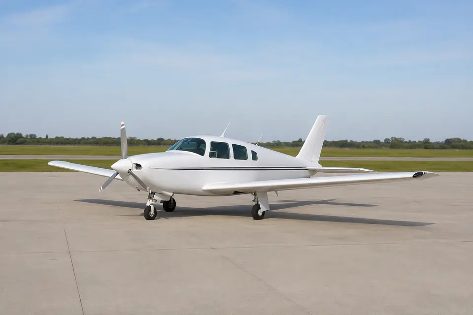 AI illustration of a Mooney M20, not this aircraft