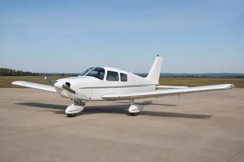 AI illustration of a Piper Cherokee, not this aircraft
