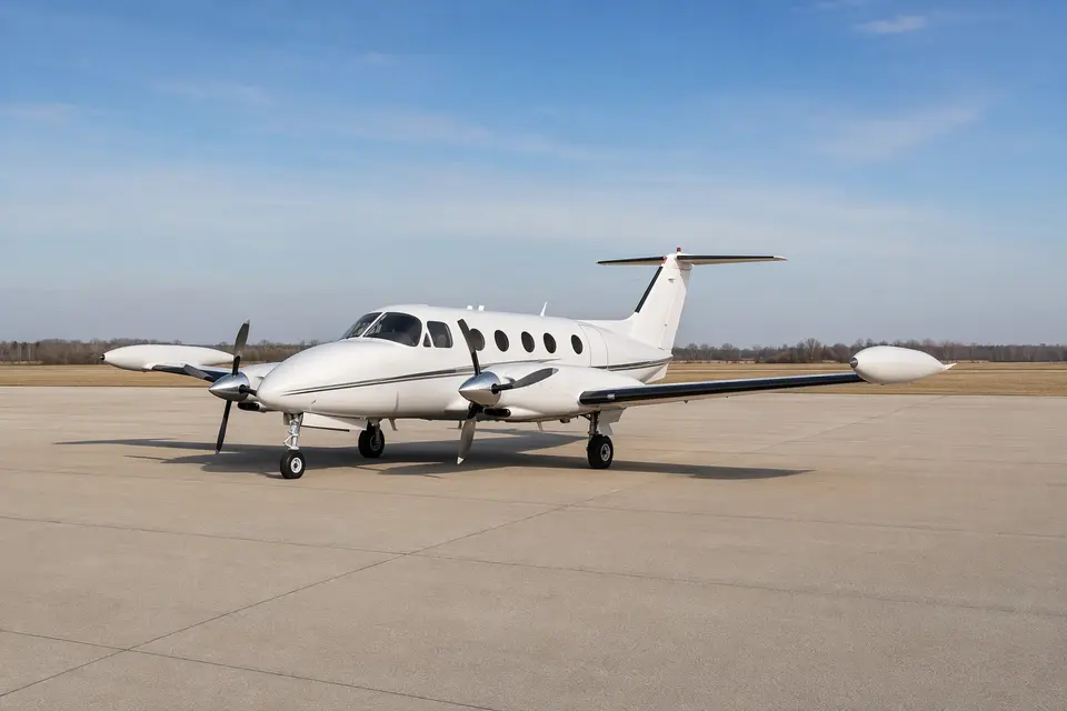 AI illustration of a Piper Cheyenne, not this aircraft