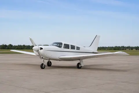AI illustration of a Piper Comanche, not this aircraft