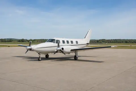 AI illustration of a Piper Navajo, not this aircraft