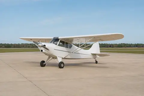 AI illustration of a Piper PA-12 Super Cruiser, not this aircraft