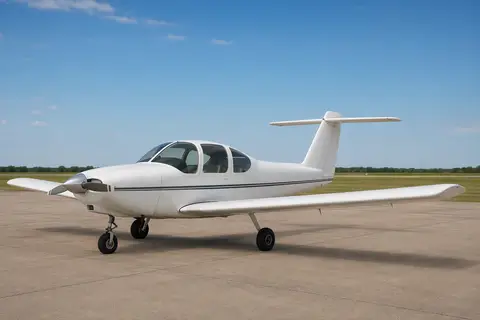 AI illustration of a Piper Tomahawk, not this aircraft