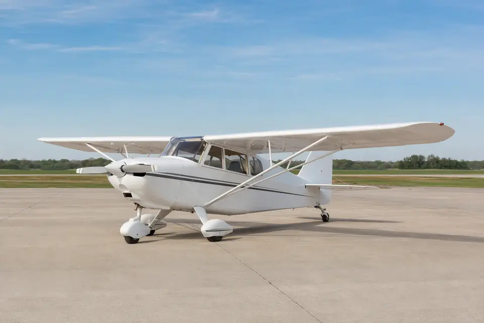 AI illustration of a Piper Tri-Pacer, not this aircraft