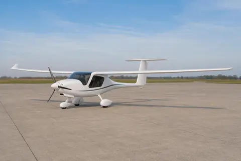AI illustration of a Pipistrel Virus, not this aircraft