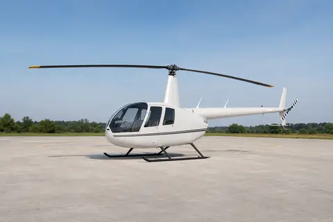 AI illustration of a Robinson R44, not this aircraft