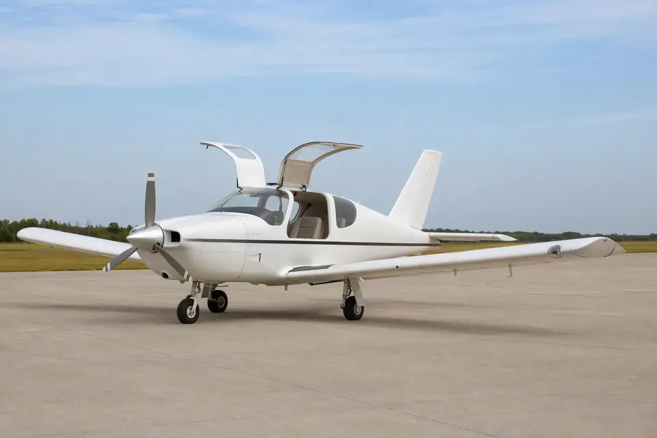 AI illustration of a Socata TB-20 Trinidad, not this aircraft