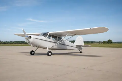 AI illustration of a Stinson 108, not this aircraft
