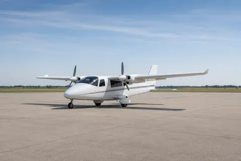 AI illustration of a Tecnam P2006T, not this aircraft