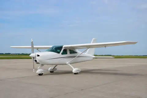 AI illustration of a Tecnam P2010, not this aircraft