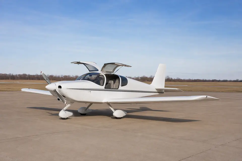 AI illustration of a Van's RV-10, not this aircraft