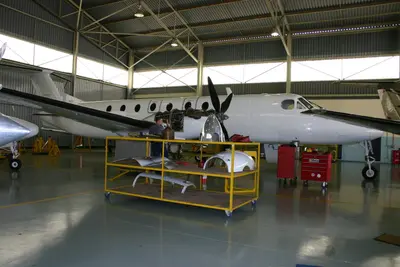Representative photo of a Beechcraft 1900C, not this aircraft