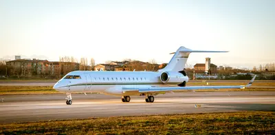 Representative photo of a Bombardier Global 6000, not this aircraft