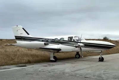 Representative photo of a Cessna 421B, not this aircraft