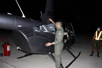 Representative photo of a Robinson R44, not this aircraft