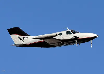 Representative photo of a Cessna 401, not this aircraft