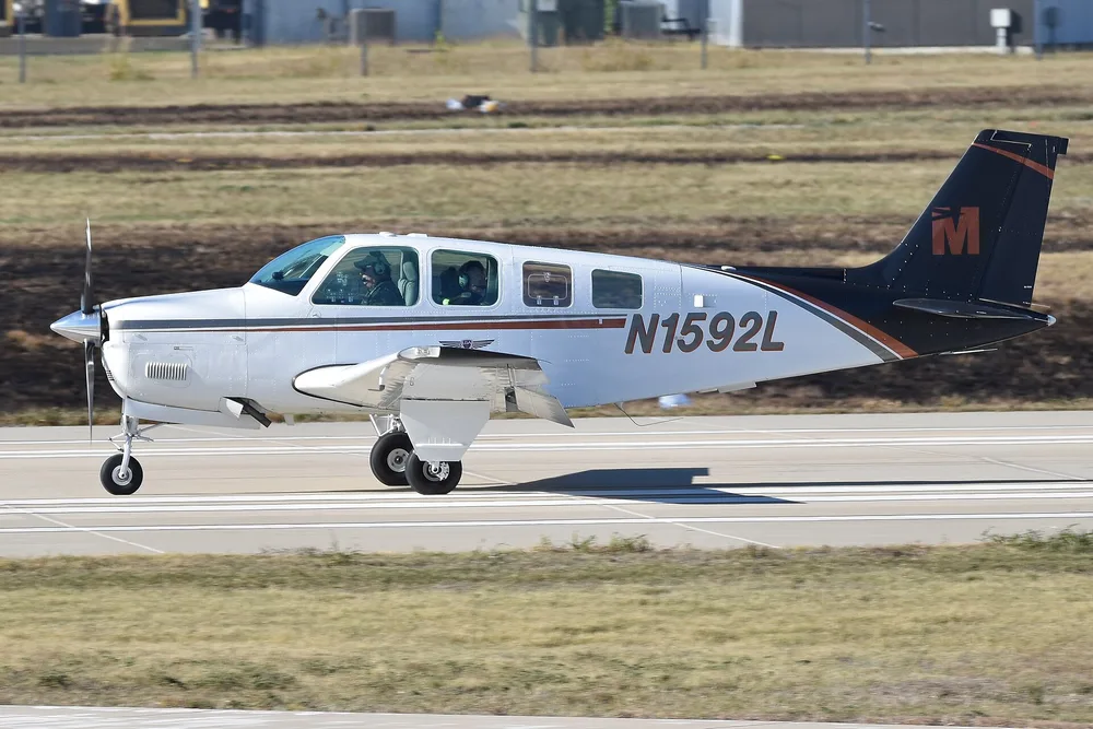 Representative photo of a Beechcraft A36 Bonanza, not this aircraft